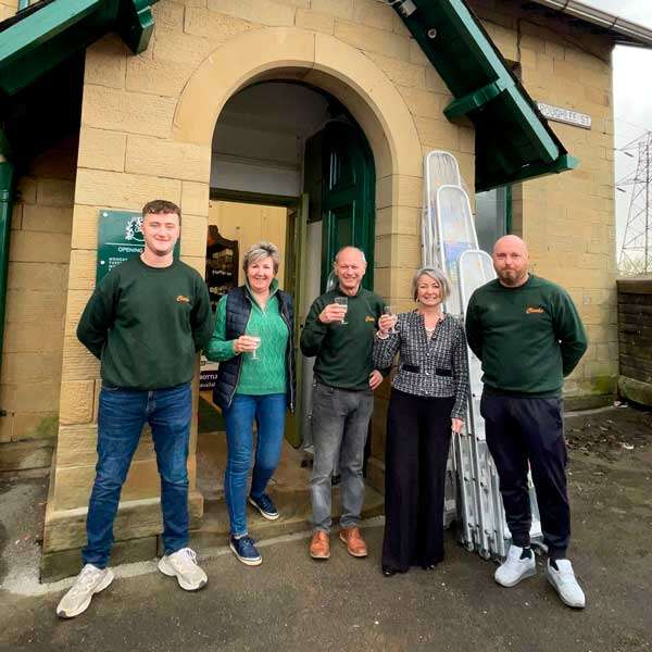 The staff at Clarks Home and Garden in Barrowford