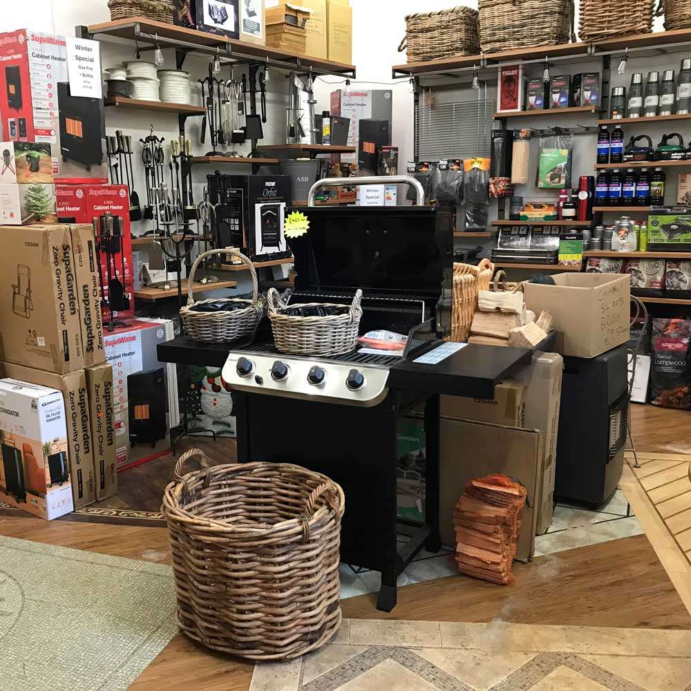 Fireplace and BBQ products at Clarks Home and Garden in Barrowford